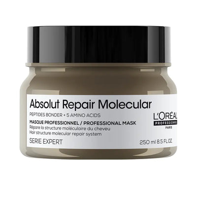 L'ORÉAL PROFESSIONNEL PARIS-Máscara ABSOLUT REPAIR MOLECULAR para cabelos danificados 250 ml-DrShampoo - Perfumaria e Cosmética