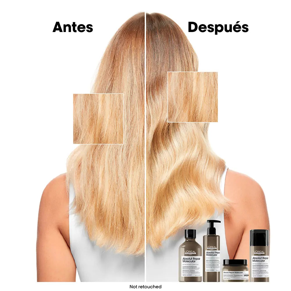 L'ORÉAL PROFESSIONNEL PARIS-Máscara MOLECULAR ABSOLUT REPAIR para cabelos danificados 150 ml-DrShampoo - Perfumaria e Cosmética