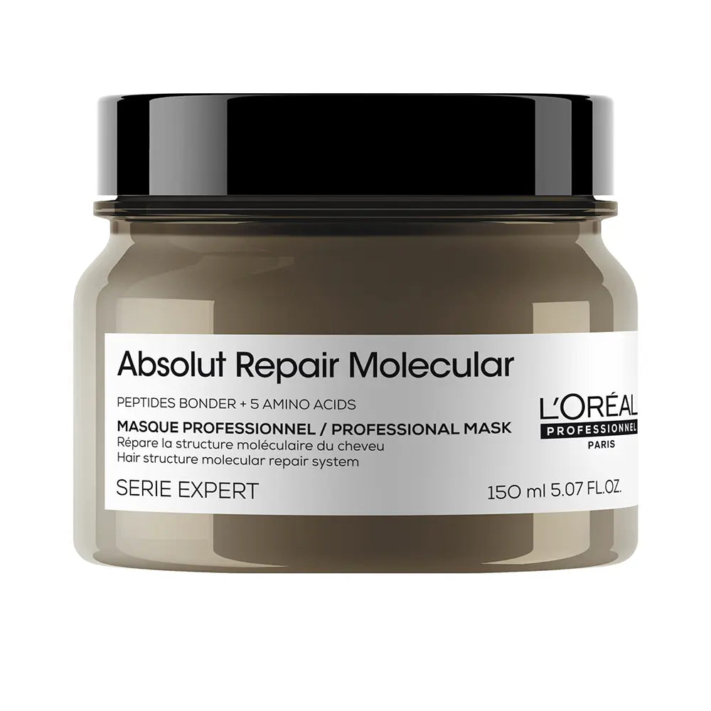 L'ORÉAL PROFESSIONNEL PARIS-Máscara MOLECULAR ABSOLUT REPAIR para cabelos danificados 150 ml-DrShampoo - Perfumaria e Cosmética