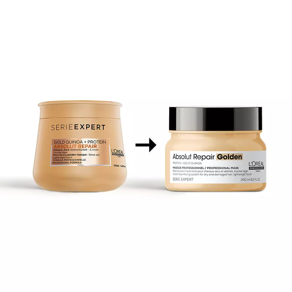 L'ORÉAL PROFESSIONNEL PARIS-Máscara profissional ABSOLUT REPAIR GOLDEN 250 ml-DrShampoo - Perfumaria e Cosmética