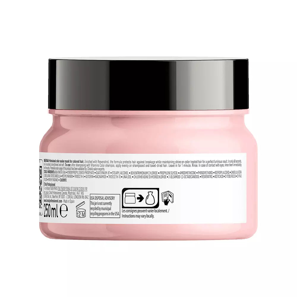 L'ORÉAL PROFESSIONNEL PARIS-Máscara profissional VITAMIN COLOR 250 ml-DrShampoo - Perfumaria e Cosmética