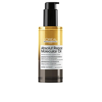 L'ORÉAL PROFESSIONNEL PARIS-Óleo bifásico profissional ABSOLUT REPAIR MOLECULAR 90 ml.-DrShampoo - Perfumaria e Cosmética Image principale du produit