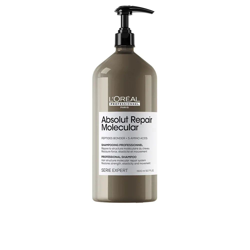 L'ORÉAL PROFESSIONNEL PARIS-SHAMPOO ABSOLUT REPAIR MOLECULAR 1500 ml-DrShampoo - Perfumaria e Cosmética
