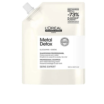 L'ORÉAL PROFESSIONNEL PARIS-SHAMPOO METAL DETOX para cabelo danificado refil 500 ml-DrShampoo - Perfumaria e Cosmética Image principale du produit