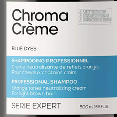 L'ORÉAL PROFESSIONNEL PARIS-SHAMPOO PROFISSIONAL DE TINGIMENTO AZUL CHROMA CRÈME 500 ml-DrShampoo - Perfumaria e Cosmética