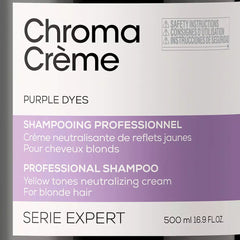 L'ORÉAL PROFESSIONNEL PARIS-SHAMPOO PROFISSIONAL DE TINGIMENTO ROXO CHROMA CRÈME 500 ml-DrShampoo - Perfumaria e Cosmética