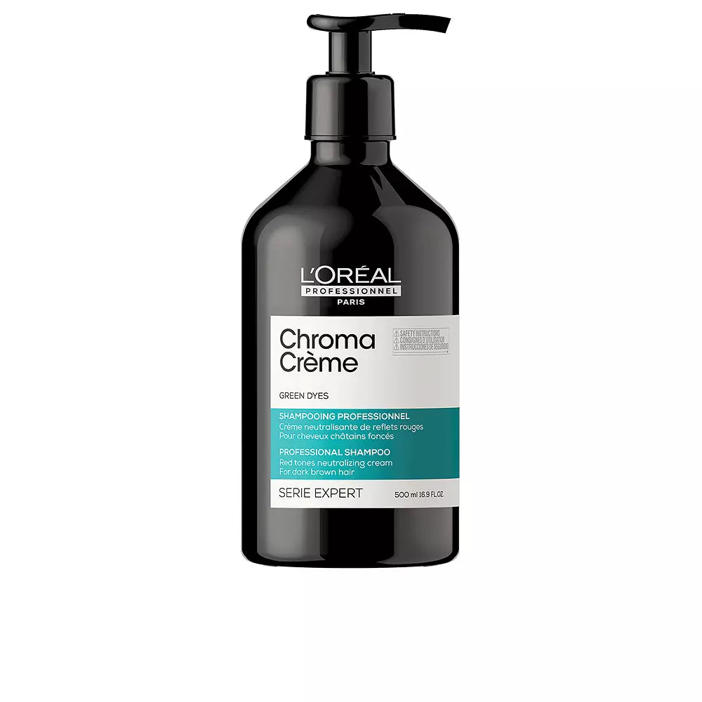L'ORÉAL PROFESSIONNEL PARIS-SHAMPOO PROFISSIONAL DE TINTURA VERDE CHROMA CREME 500 ML-DrShampoo - Perfumaria e Cosmética