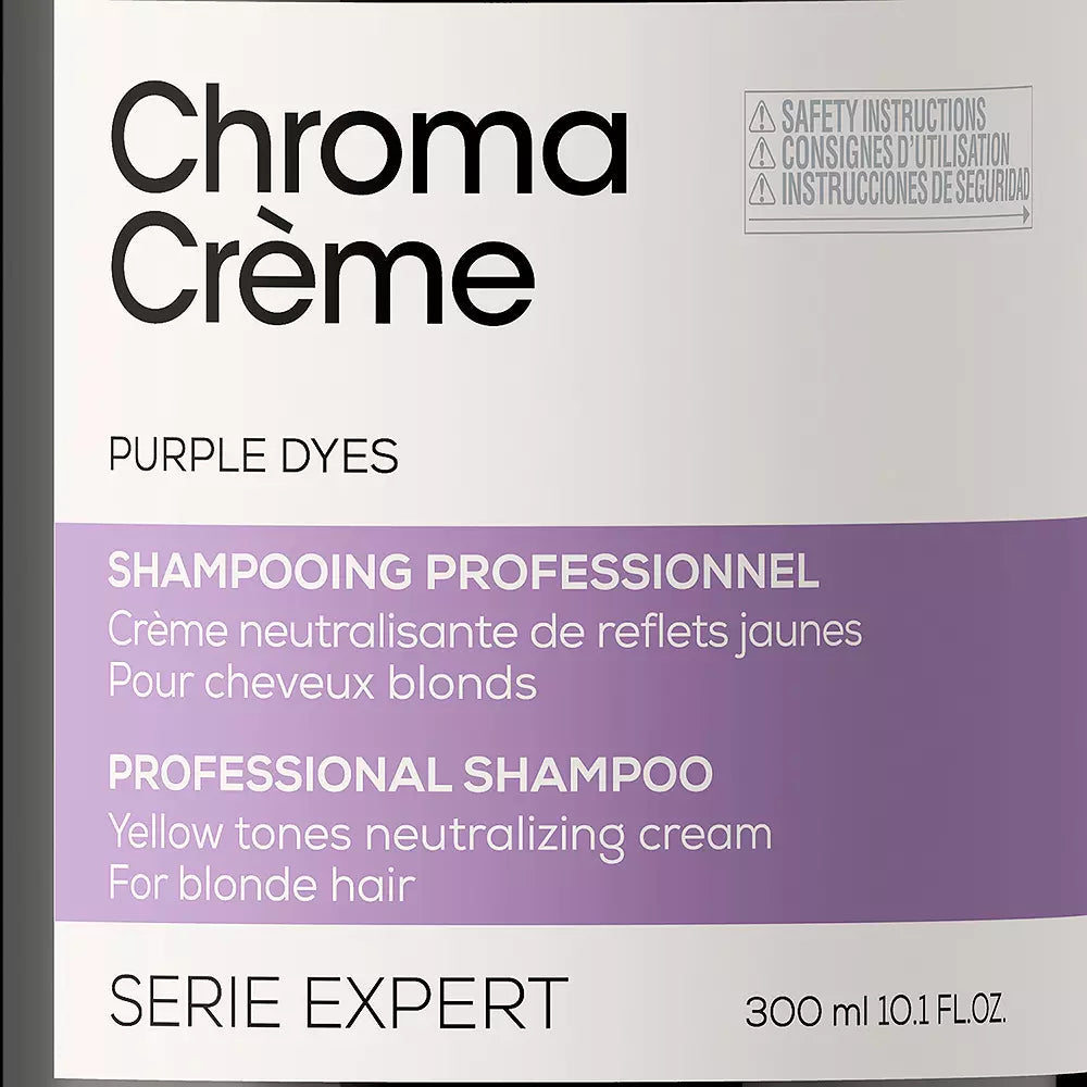 L'ORÉAL PROFESSIONNEL PARIS-SHAMPOO PROFISSIONAL VIOLETA CHROMA CRÈME 300 ML-DrShampoo - Perfumaria e Cosmética