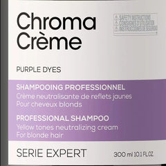 L'ORÉAL PROFESSIONNEL PARIS-SHAMPOO PROFISSIONAL VIOLETA CHROMA CRÈME 300 ML-DrShampoo - Perfumaria e Cosmética