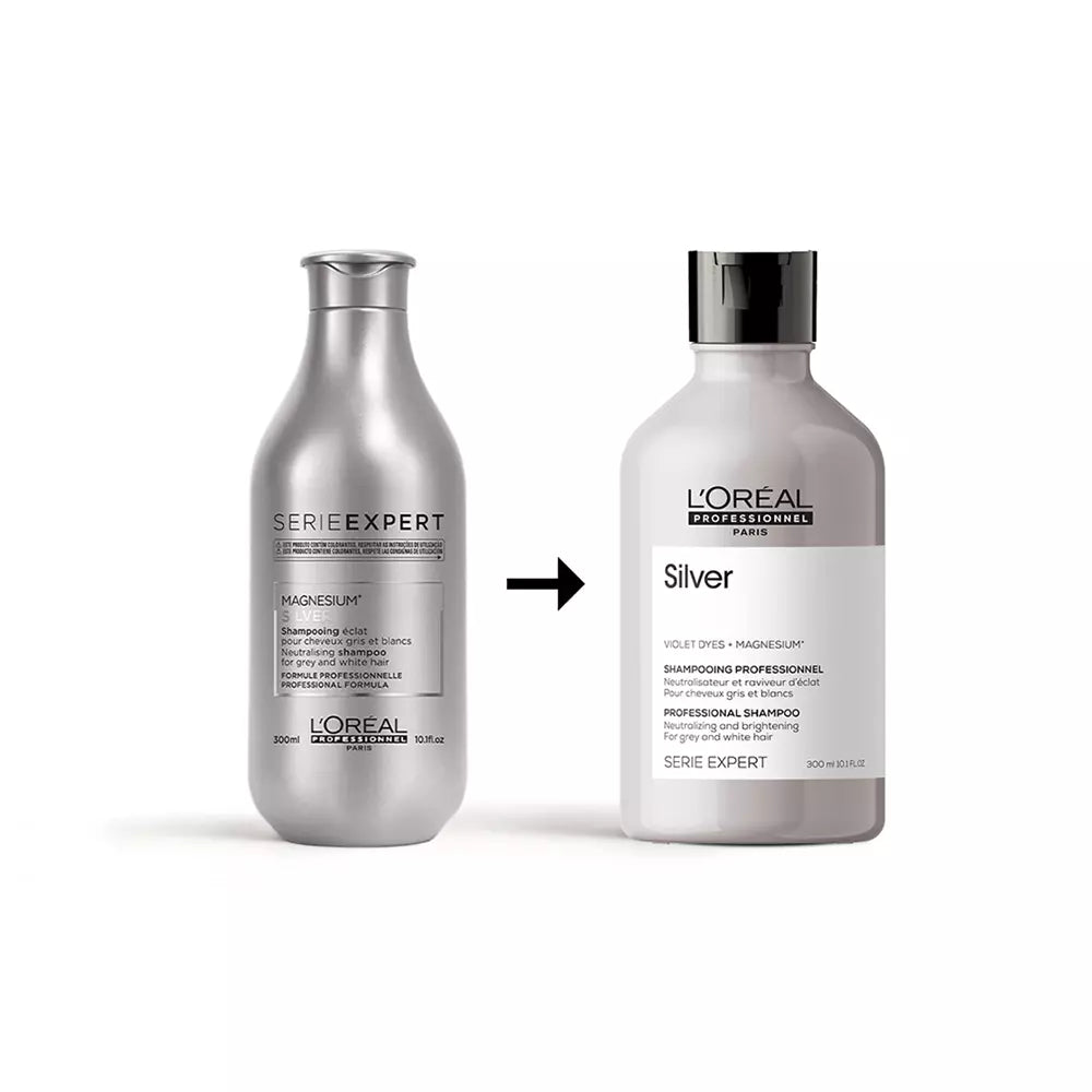 L'ORÉAL PROFESSIONNEL PARIS-SILVER champô profissional 300 ml-DrShampoo - Perfumaria e Cosmética
