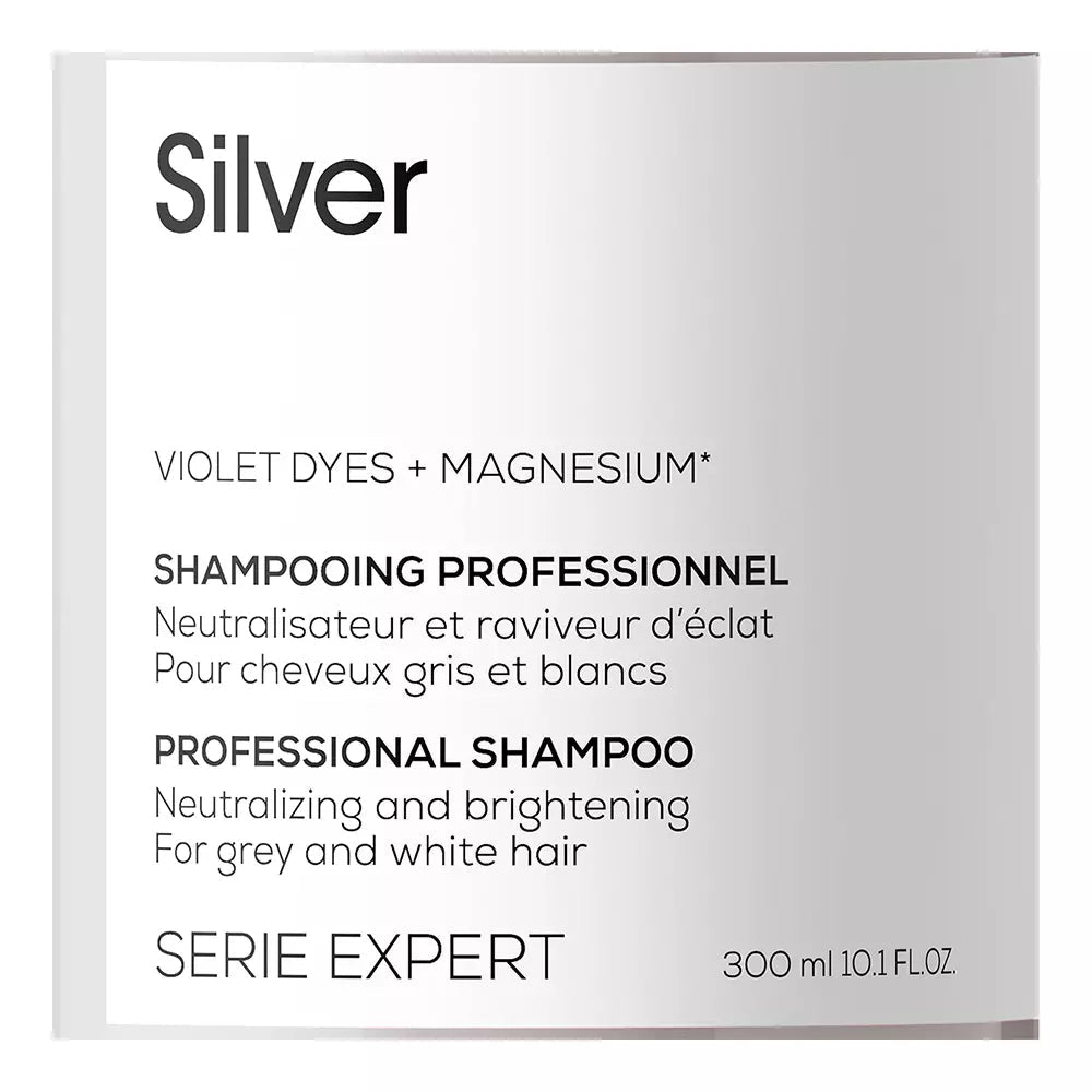 L'ORÉAL PROFESSIONNEL PARIS-SILVER champô profissional 300 ml-DrShampoo - Perfumaria e Cosmética