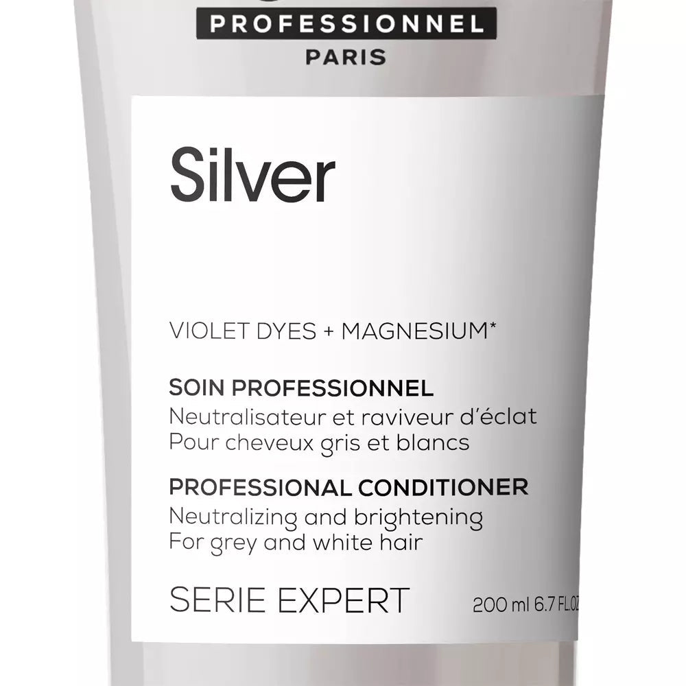 L'ORÉAL PROFESSIONNEL PARIS-SILVER condicionador profissional 200 ml-DrShampoo - Perfumaria e Cosmética