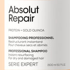 L'ORÉAL PROFESSIONNEL PARIS-Shampoo ABSOLUT REPAIR GOLD 1500ml-DrShampoo - Perfumaria e Cosmética