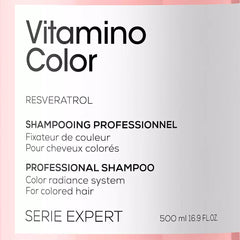 L'ORÉAL PROFESSIONNEL PARIS-Shampoo profissional VITAMINO COLOR 500 ml-DrShampoo - Perfumaria e Cosmética