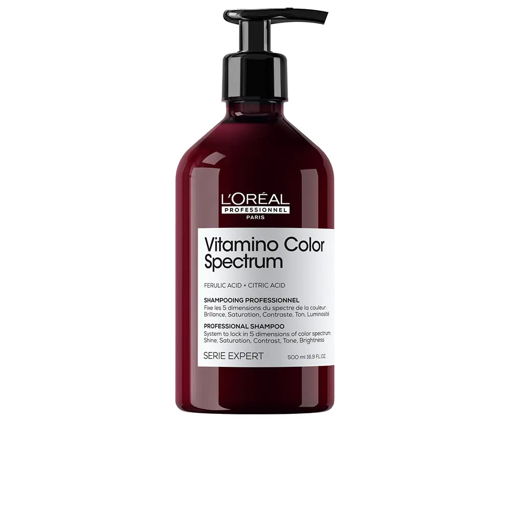 L'ORÉAL PROFESSIONNEL PARIS-Shampoo sem sulfato VITAMINO COLOR SPECTRUM para cabelos tingidos, fixador de cor 500 ml-DrShampoo - Perfumaria e Cosmética