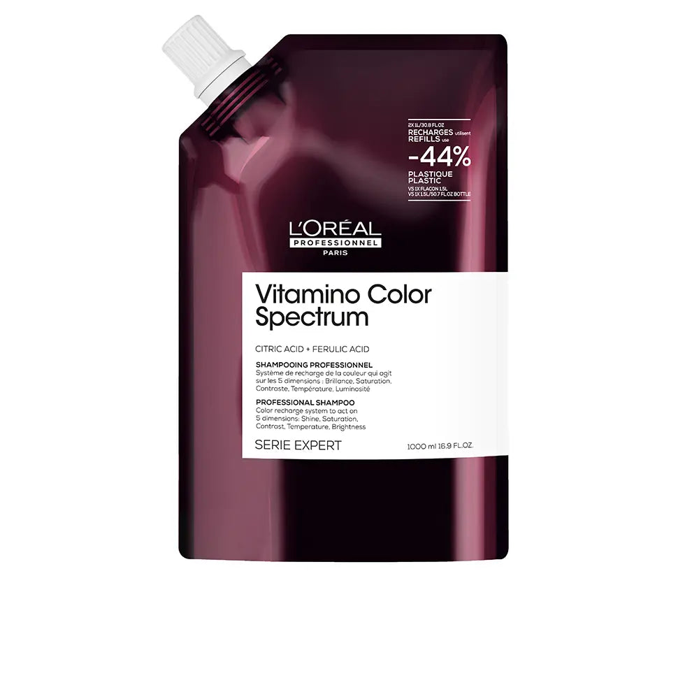 L'ORÉAL PROFESSIONNEL PARIS-VITAMINO COLOR SPECTRUM shampoo roxo 1000 ml.-DrShampoo - Perfumaria e Cosmética