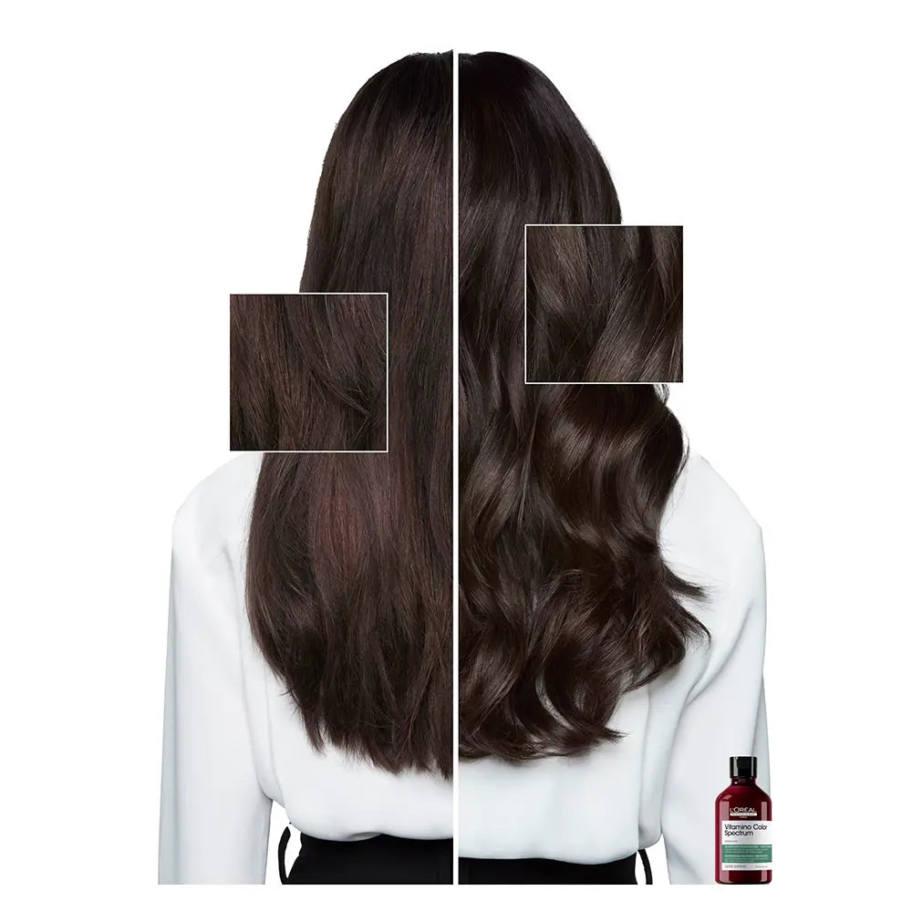 L'ORÉAL PROFESSIONNEL PARIS-VITAMINO COLOR SPECTRUM shampoo verde 300 ml.-DrShampoo - Perfumaria e Cosmética
