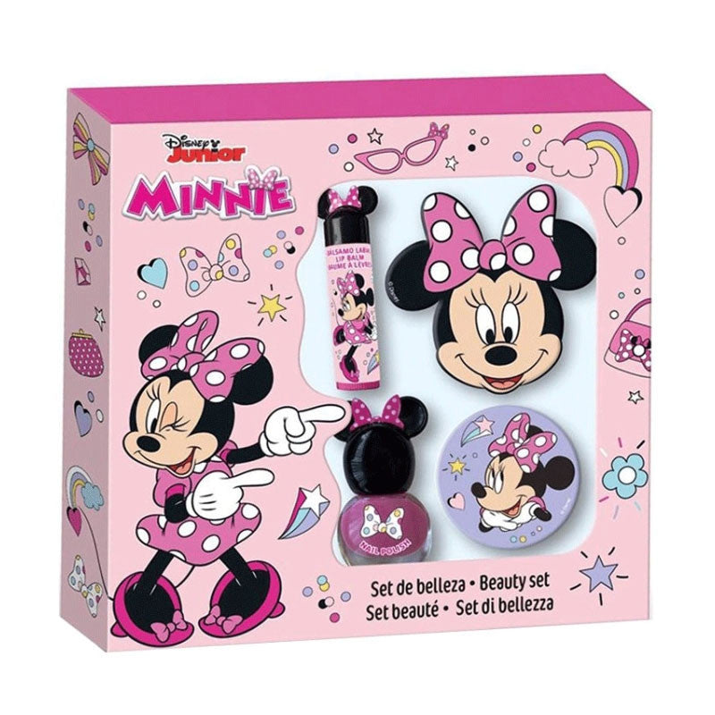 LORENAY-MALETA DE MAQUIAGEM MINNIE BELEZA 4 pcs.-DrShampoo - Perfumaria e Cosmética