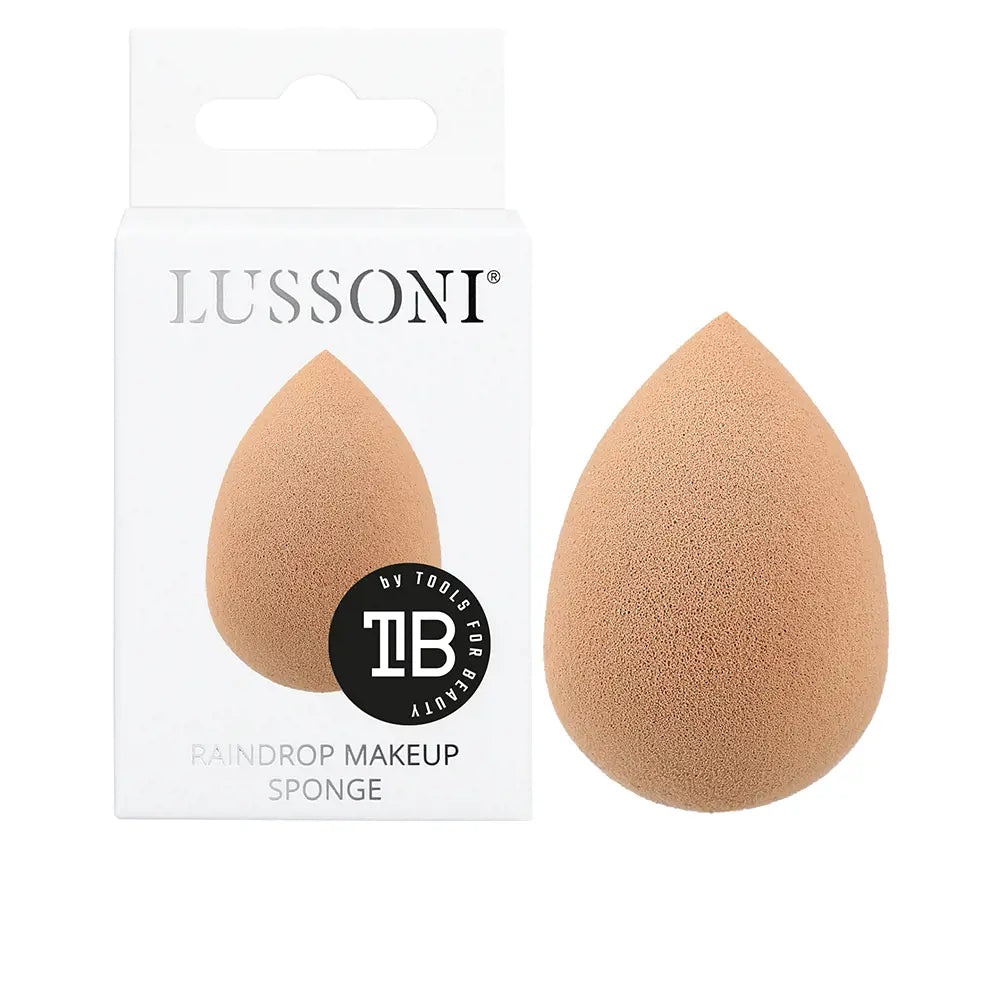 LUSSONI-RAINDROP esponja bege 1 unidade-DrShampoo - Perfumaria e Cosmética