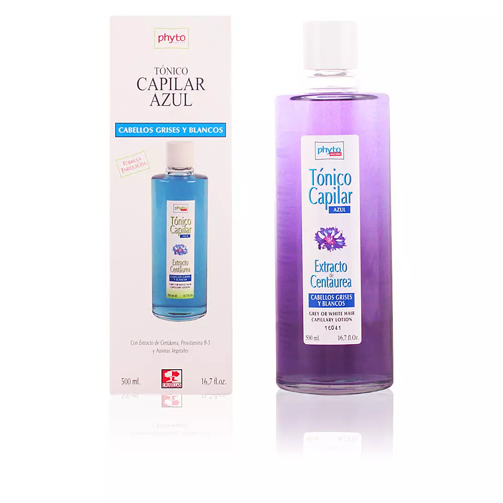 LUXANA-PHYTO NATURE tónico azul para cabelos grisalhos e brancos 500 ml-DrShampoo - Perfumaria e Cosmética