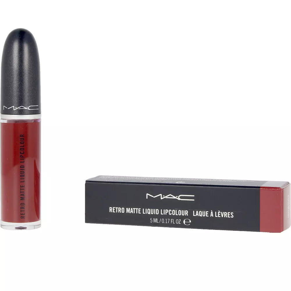 MAC-RETRO MATTE batom líquido carnívoro 5 ml-DrShampoo - Perfumaria e Cosmética
