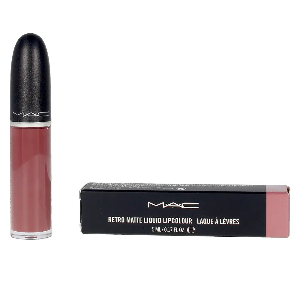 MAC-batom líquido RETRO MATTE coberto com conhaque 5 ml-DrShampoo - Perfumaria e Cosmética