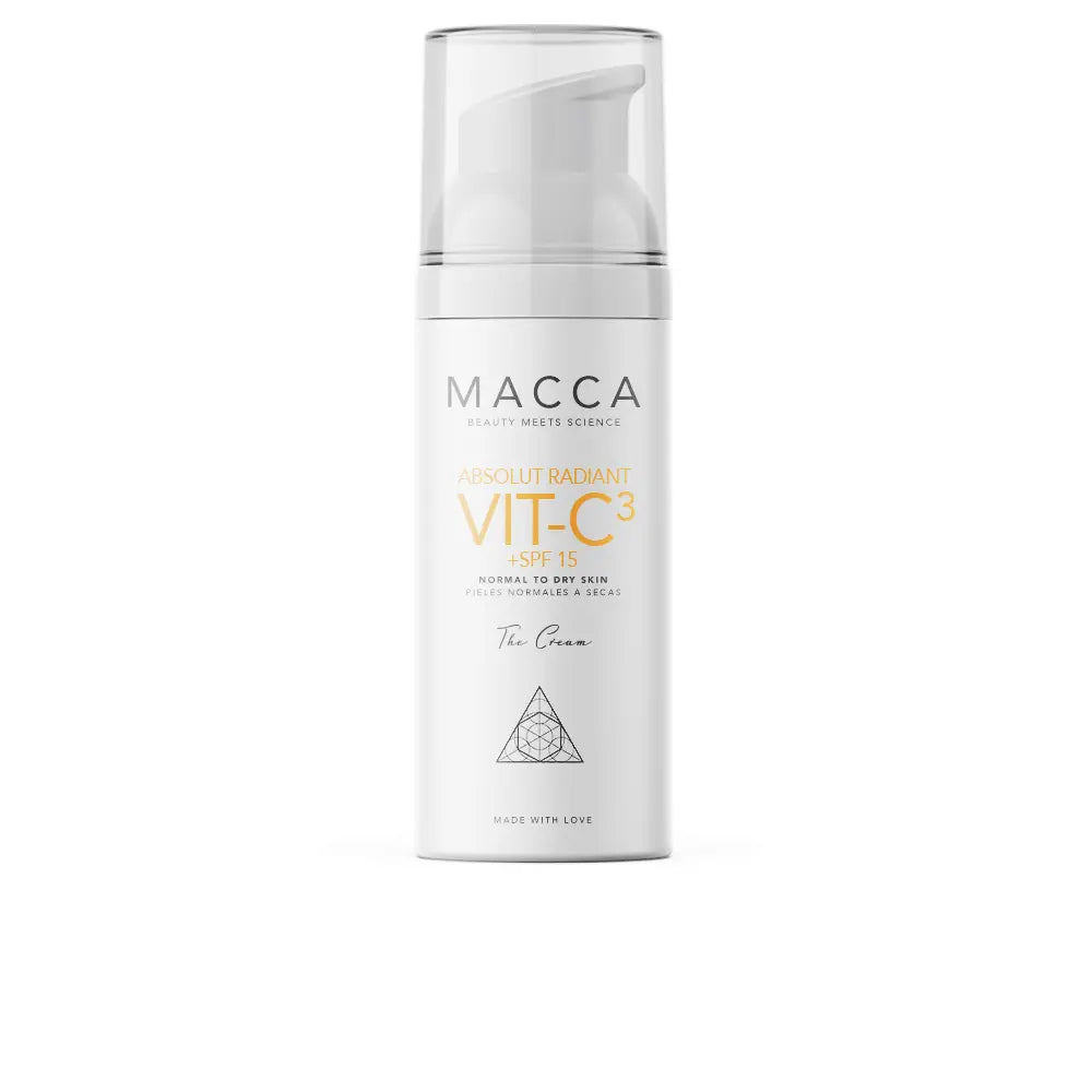 MACCA-ABSOLUT RADIANT VIT-C3 creme SPF15 pele normal a seca 50 ml-DrShampoo - Perfumaria e Cosmética