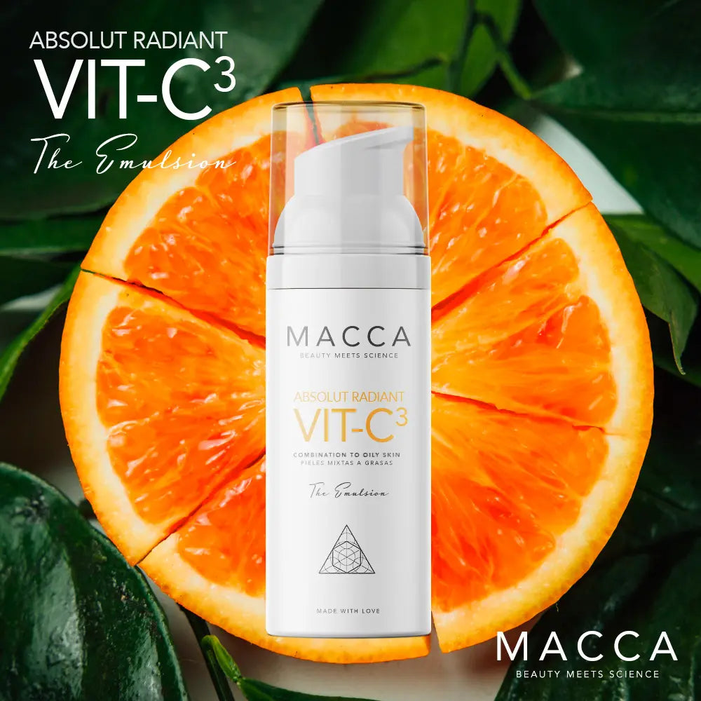 MACCA-ABSOLUT RADIANT VIT-C3 emulsão combinação para pele oleosa 50-DrShampoo - Perfumaria e Cosmética