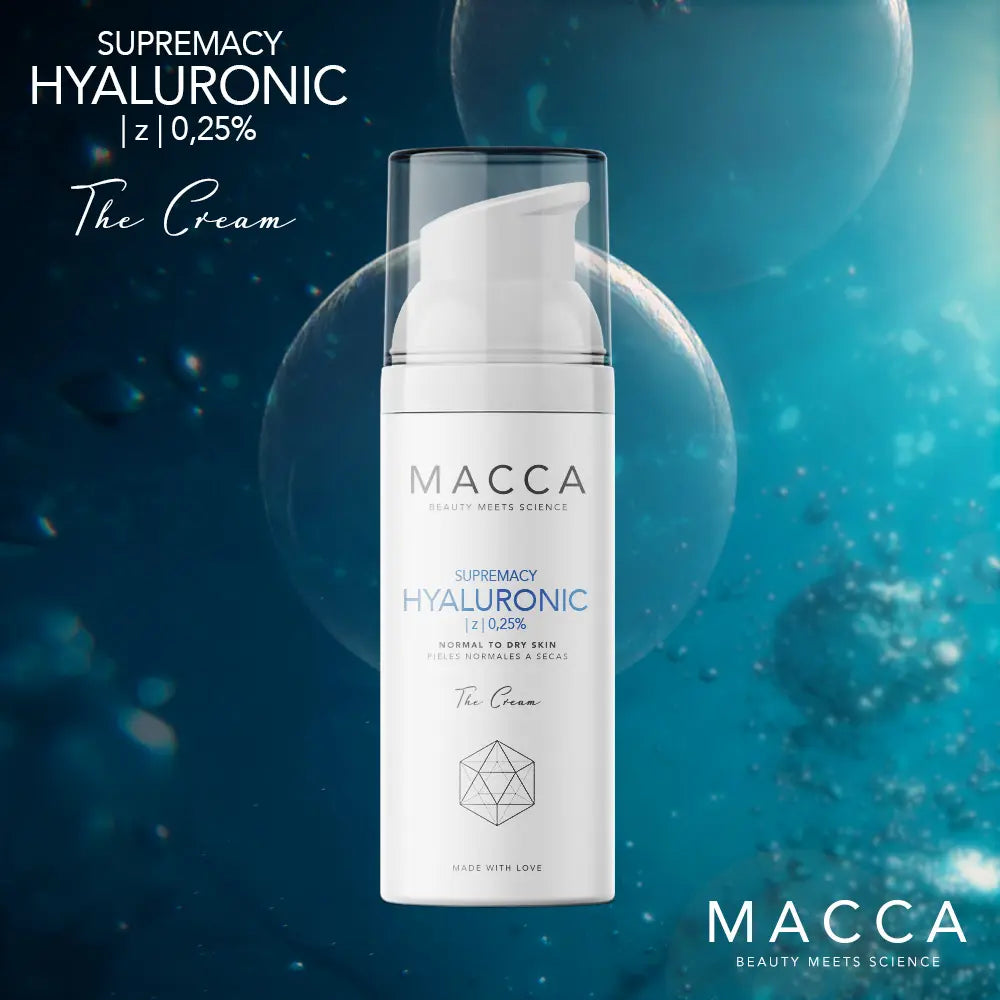 MACCA-SUPREMACY HYALURONIC z 0,25% creme pele normal a seca 50 ml-DrShampoo - Perfumaria e Cosmética