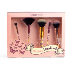 MAGIC STUDIO-LOTE DE PINCÉIS DE MAQUIAGEM PIN UP 5 pz-DrShampoo - Perfumaria e Cosmética