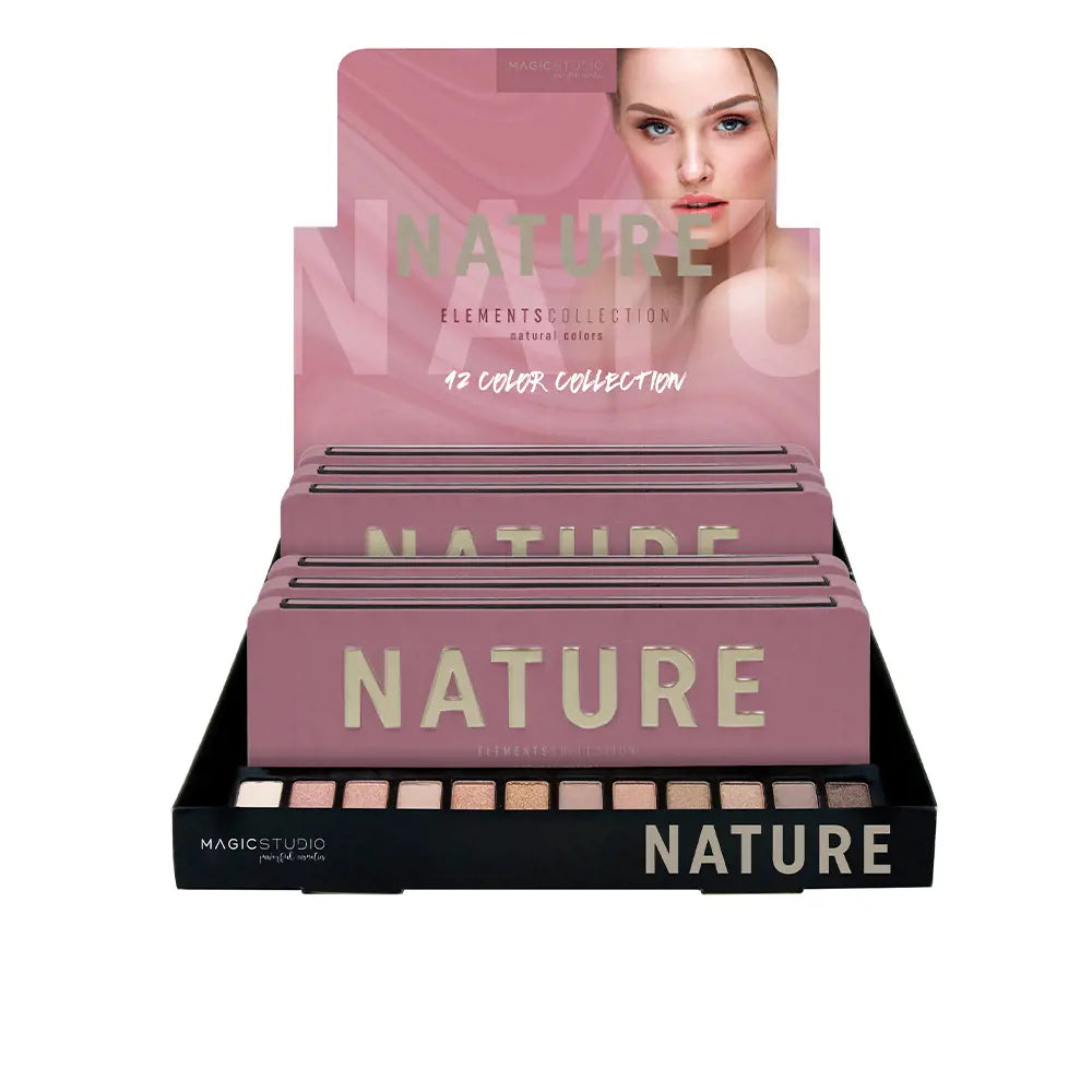 MAGIC STUDIO-PALETA DE SOMBRAS 12 cores nature 145 gr-DrShampoo - Perfumaria e Cosmética