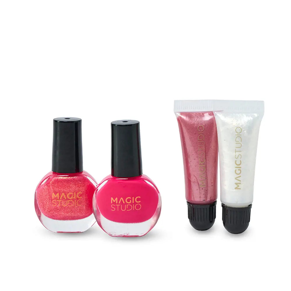 MAGIC STUDIO-UNHAS COLORIDAS + LÁBIOS LOTE 5 pz-DrShampoo - Perfumaria e Cosmética