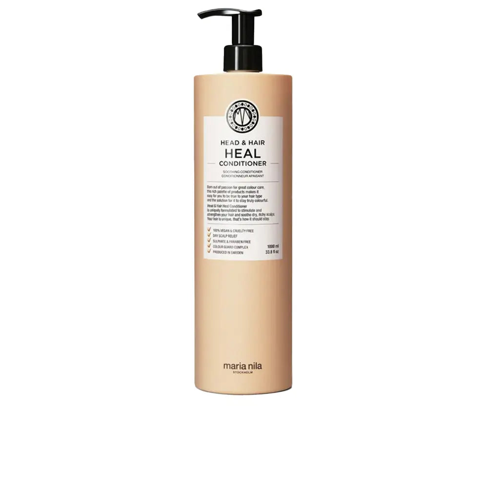MARIA NILA-CONDICIONADOR HEAD HAIR HEAL 1000 ml-DrShampoo - Perfumaria e Cosmética