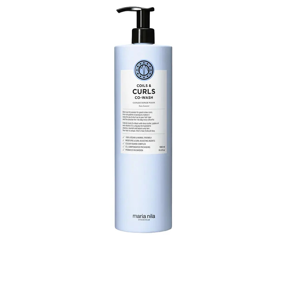 MARIA NILA-Coils & Curls Co-wash 1000 ml-DrShampoo - Perfumaria e Cosmética