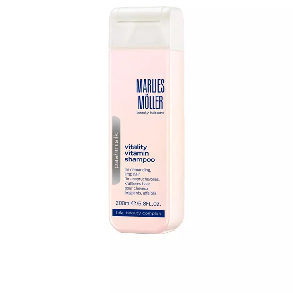 MARLIES MÖLLER-PASHMISILK requintado champô vitamínico 200 ml-DrShampoo - Perfumaria e Cosmética