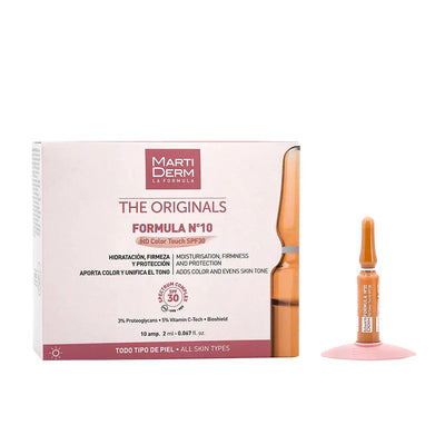 MARTIDERM-A FÓRMULA ORIGINAL Nº10 SPF30 ampolas 10 x 2 ml.-DrShampoo - Perfumaria e Cosmética