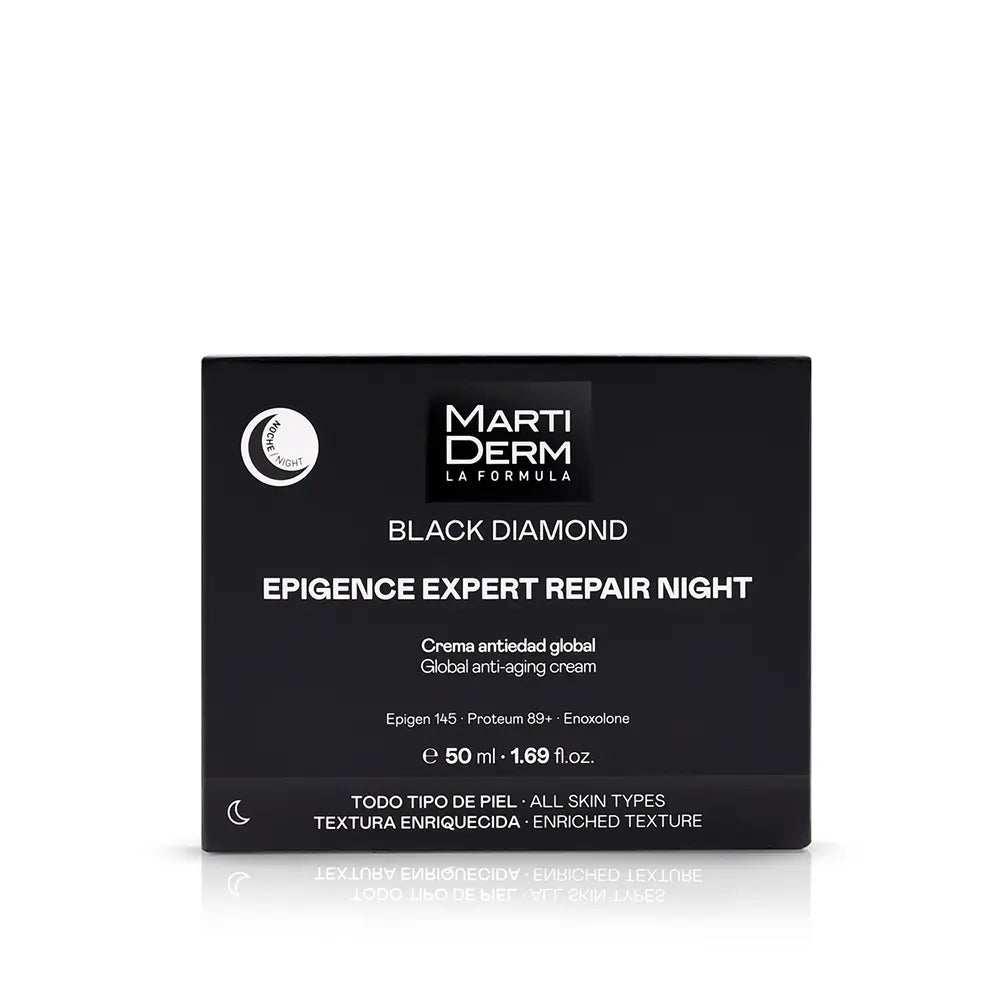 MARTIDERM-CREME NOTURNO ANTI-ENVELHECIMENTO GLOBAL BLACK DIAMOND EPIGENCE EXPERT REPAIR 50 ml.-DrShampoo - Perfumaria e Cosmética