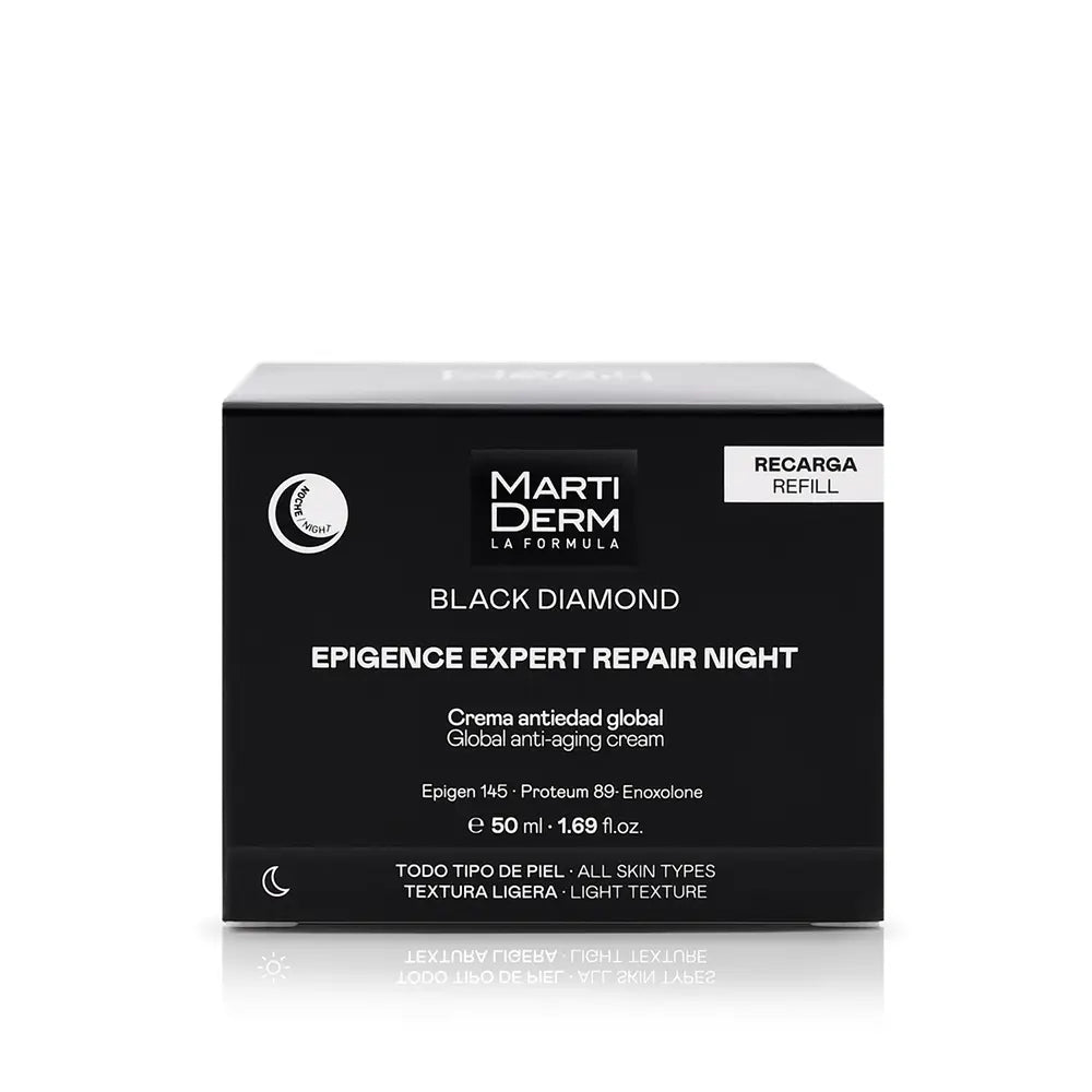 MARTIDERM-CREME NOTURNO ANTI-ENVELHECIMENTO GLOBAL BLACK DIAMOND EPIGENCE EXPERT REPAIR REFIL 50 ml.-DrShampoo - Perfumaria e Cosmética