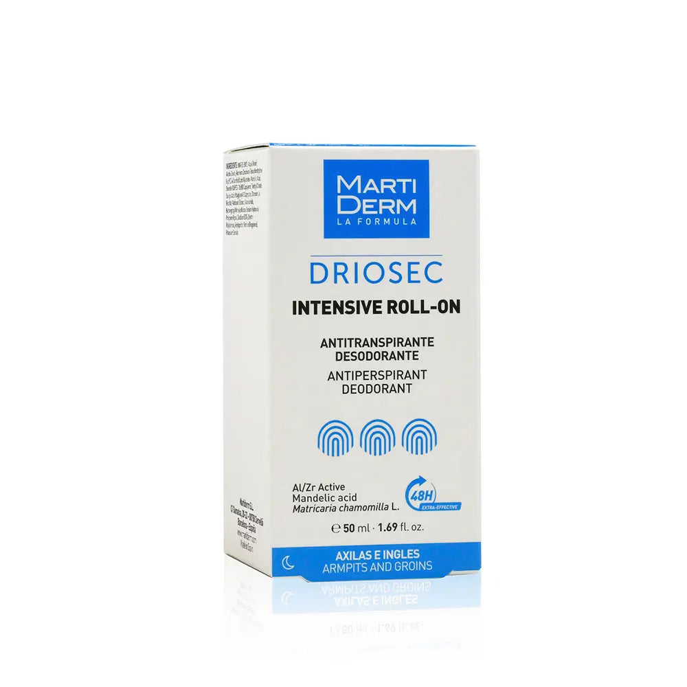 MARTIDERM-Desodorante roll-on DRIOSEC INTENSIVE 50 ml.-DrShampoo - Perfumaria e Cosmética