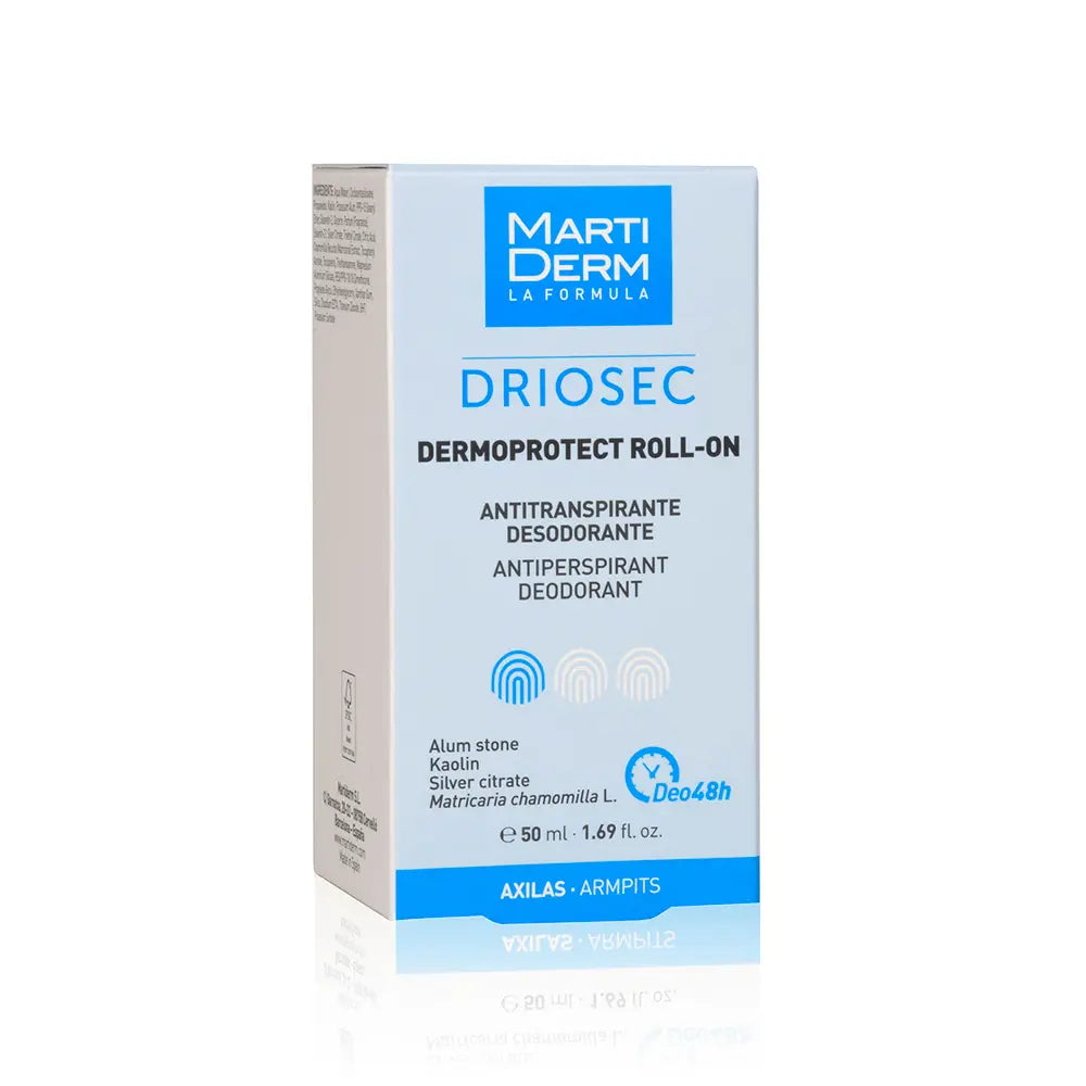 MARTIDERM-Desodorante roll-on dermoprotetor DRIOSEC 50 ml.-DrShampoo - Perfumaria e Cosmética