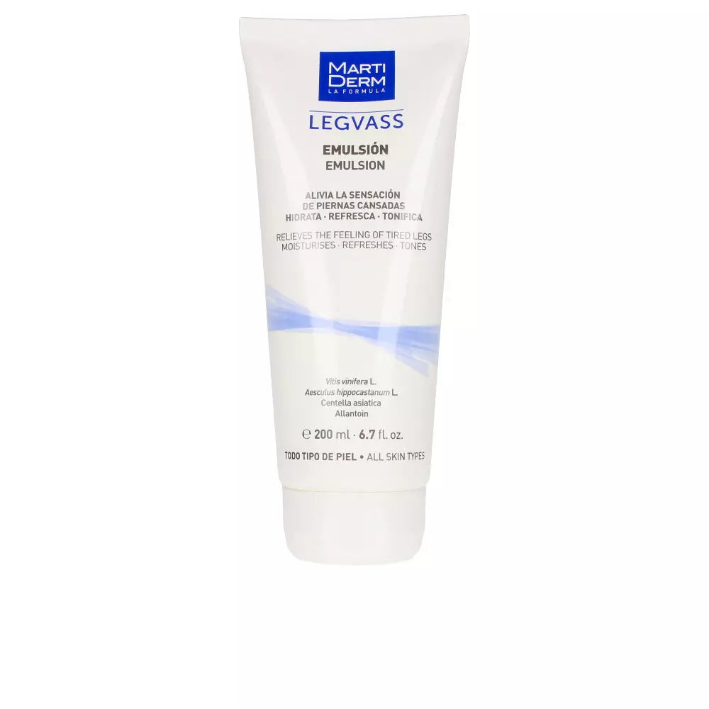 MARTIDERM-LEGVASS emulsão hidratante piernas cansadas 200 ml-DrShampoo - Perfumaria e Cosmética