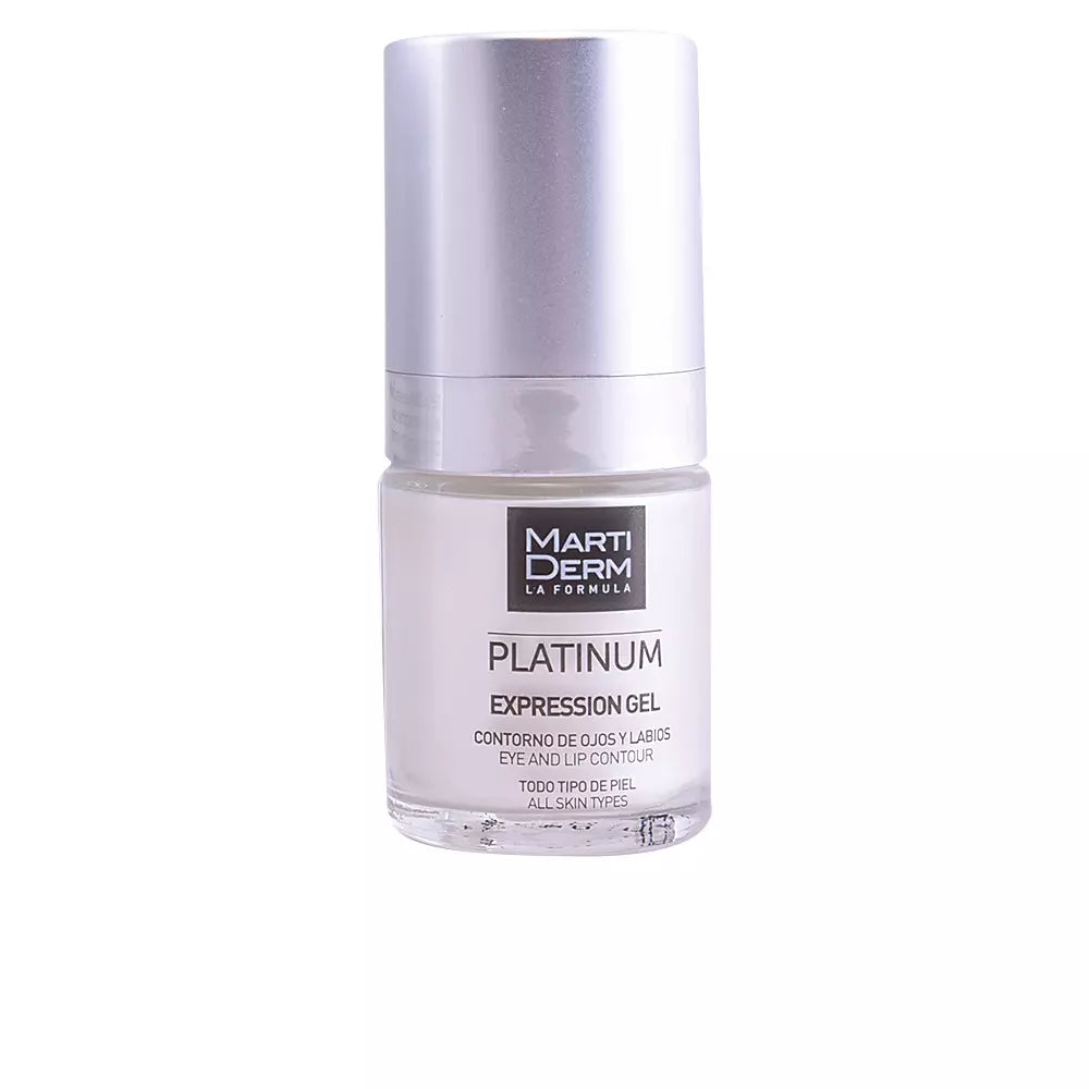 MARTIDERM-PLATINUM EXPRESSION gel contorno olhos e lábios 15 ml-DrShampoo - Perfumaria e Cosmética