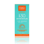 MARTIDERM-PROTEÇÃO SOLAR ATIVA [D] fluido protetor solar FPS30 50 ml-DrShampoo - Perfumaria e Cosmética