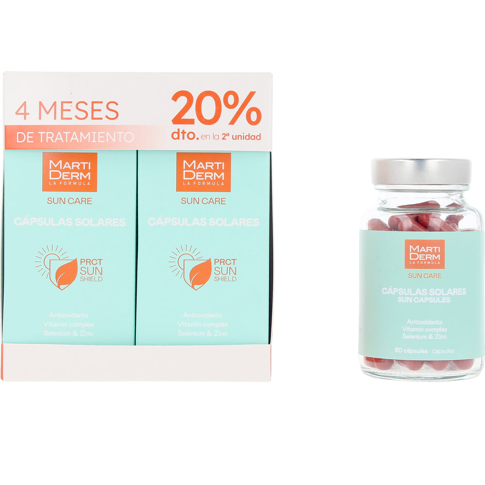 MARTIDERM-Pacote de cápsulas solares SUN CARE 2 x 60 unidades.-DrShampoo - Perfumaria e Cosmética
