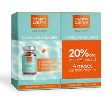 MARTIDERM-Pacote de cápsulas solares SUN CARE 2 x 60 unidades.-DrShampoo - Perfumaria e Cosmética Image principale du produit