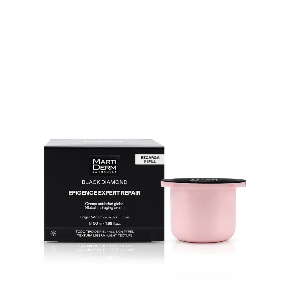 MARTIDERM-REFIL DE CREME ANTI-ENVELHECIMENTO GLOBAL BLACK DIAMOND EPIGENCE EXPERT 50 ml.-DrShampoo - Perfumaria e Cosmética