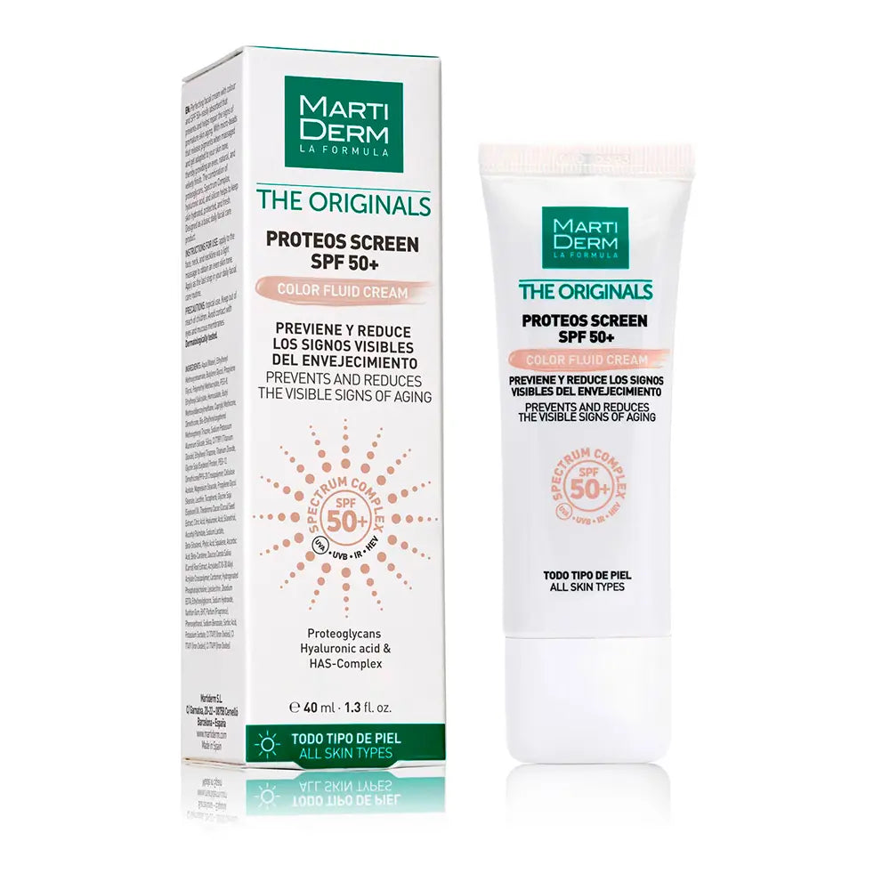 MARTIDERM-THE ORIGINALS PROTEOS SCREEN creme colorido FPS50+ 40 ml-DrShampoo - Perfumaria e Cosmética