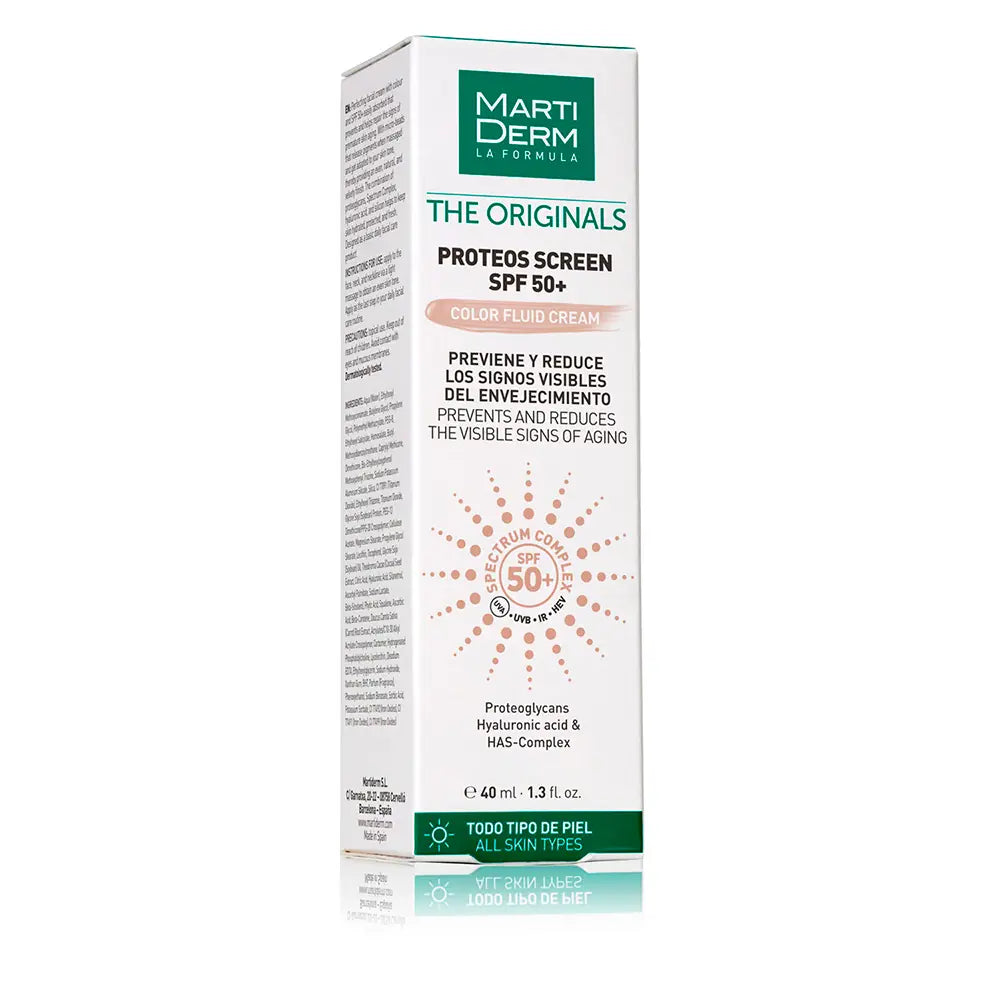 MARTIDERM-THE ORIGINALS PROTEOS SCREEN creme colorido FPS50+ 40 ml-DrShampoo - Perfumaria e Cosmética