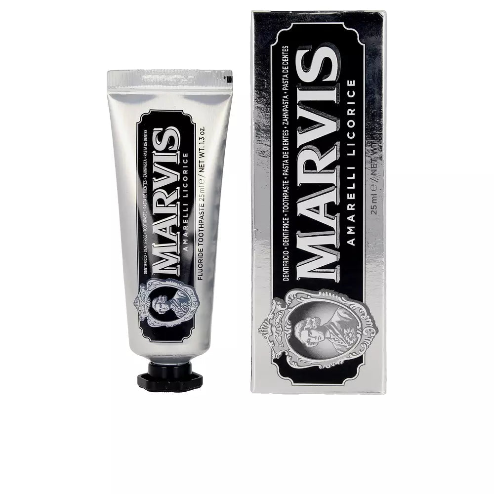 MARVIS-AMARELLI LICORICE creme dental 25 ml-DrShampoo - Perfumaria e Cosmética