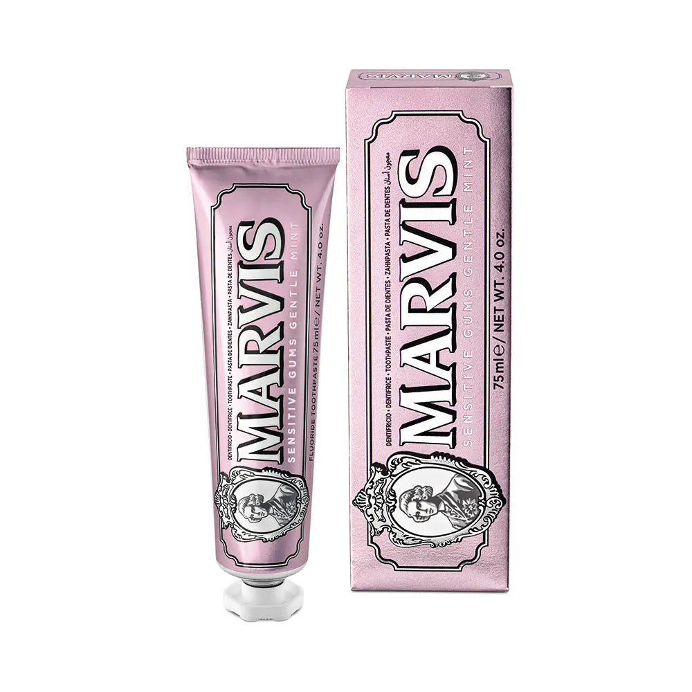 MARVIS-Gengivas Sensíveis Gentle Mint creme dental 75 ml-DrShampoo - Perfumaria e Cosmética